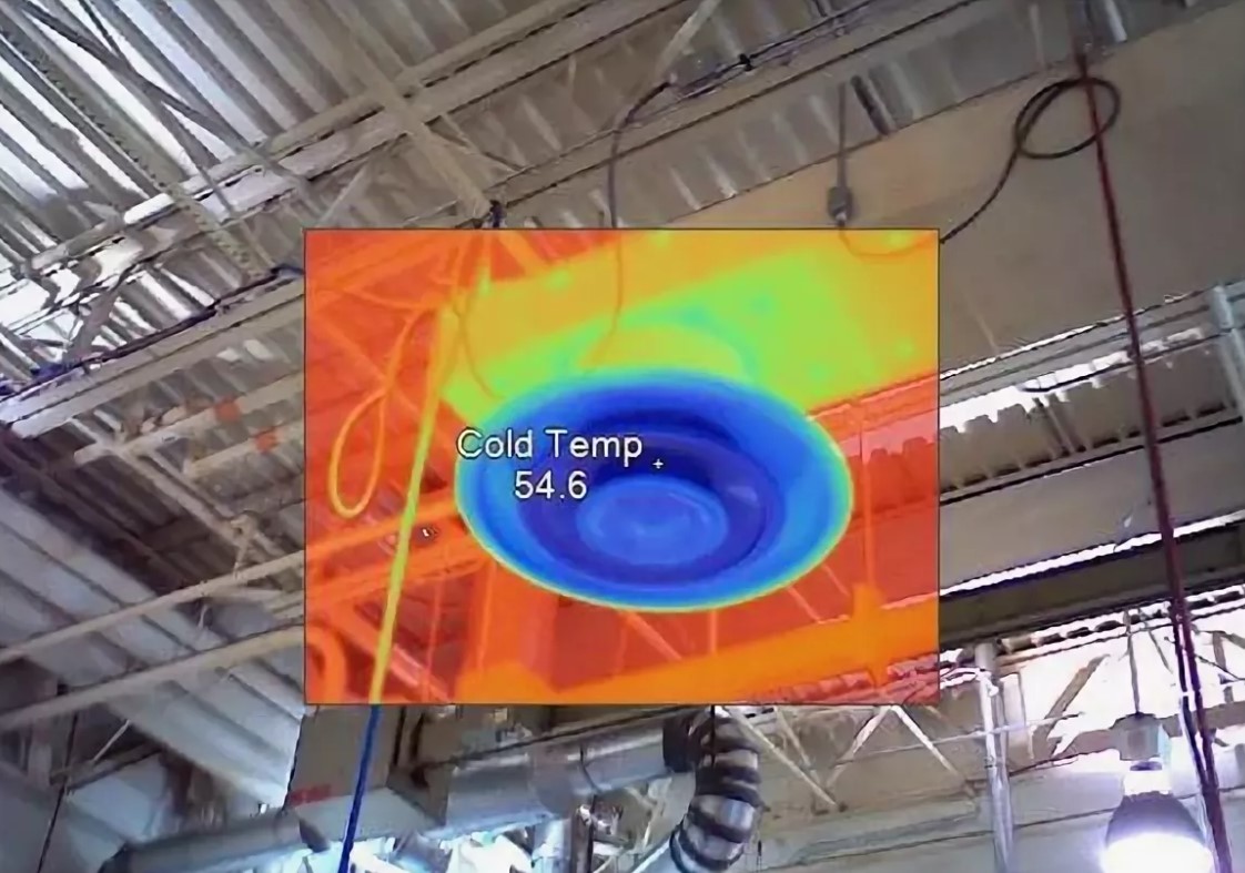 Инфракрасное тепловизионное обследование систем вентиляции и кондиционирования